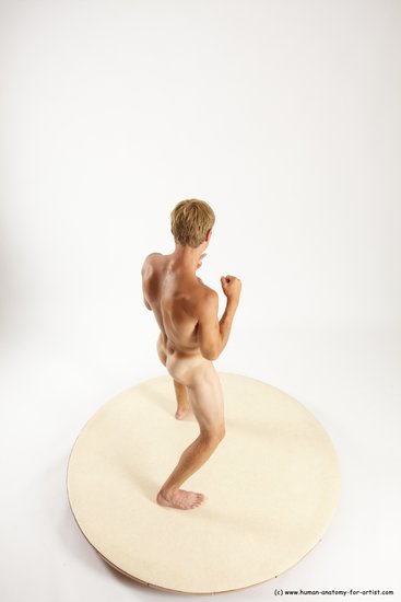 Nude Man White Standing poses - ALL Athletic Short Brown Standing poses - simple Multi angles poses Realistic