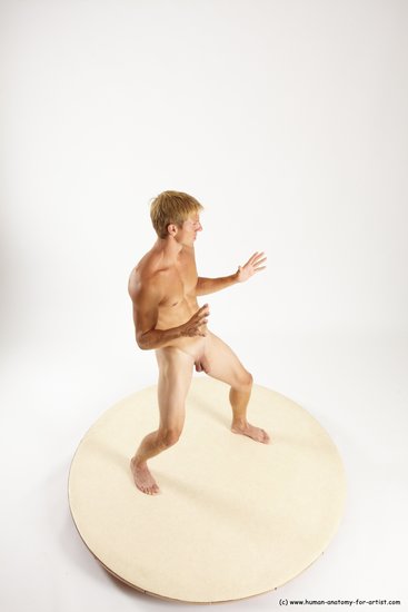 Nude Man White Standing poses - ALL Athletic Short Brown Standing poses - simple Multi angles poses Realistic