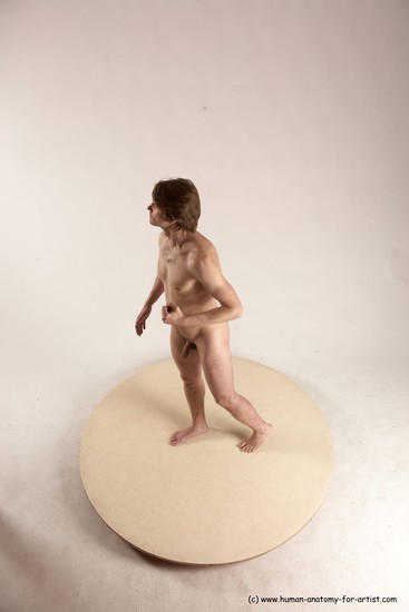 Nude Man White Standing poses - ALL Slim Short Brown Standing poses - simple Multi angles poses Realistic