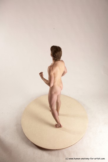 Nude Man White Standing poses - ALL Slim Short Brown Standing poses - simple Multi angles poses Realistic