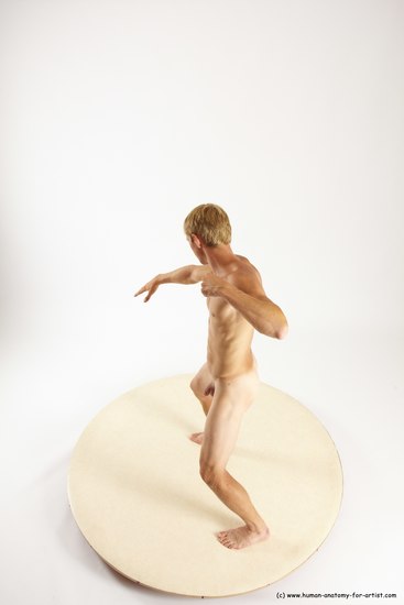 Nude Man White Standing poses - ALL Athletic Short Brown Standing poses - simple Multi angles poses Realistic