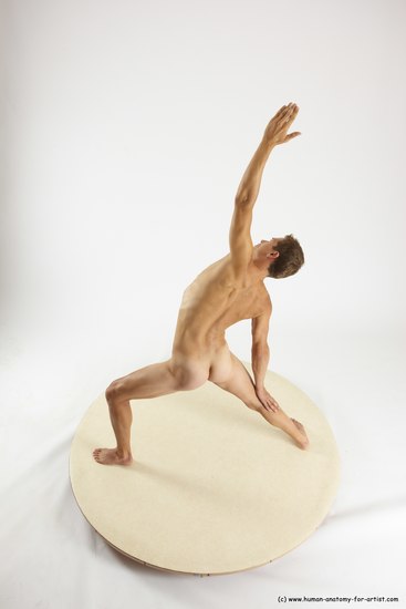 Nude Man White Standing poses - ALL Athletic Short Brown Standing poses - simple Multi angles poses Realistic