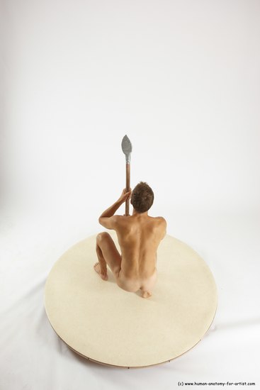 Nude Man White Standing poses - ALL Athletic Short Brown Standing poses - simple Multi angles poses Realistic