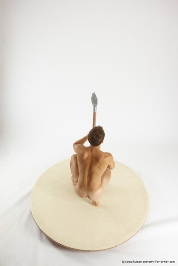 Nude Man White Standing poses - ALL Athletic Short Brown Standing poses - simple Multi angles poses Realistic