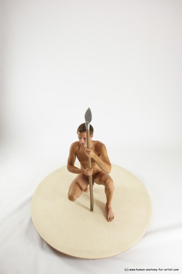 Nude Man White Standing poses - ALL Athletic Short Brown Standing poses - simple Multi angles poses Realistic