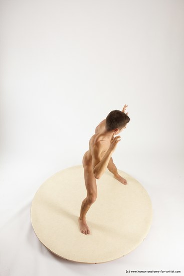 Nude Man White Standing poses - ALL Athletic Short Brown Standing poses - simple Multi angles poses Realistic