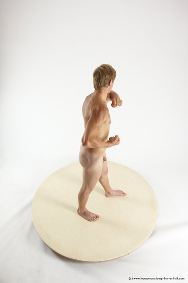 Nude Man White Standing poses - ALL Athletic Short Brown Standing poses - simple Multi angles poses Realistic