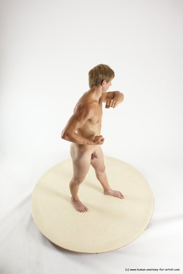 Nude Man White Standing poses - ALL Athletic Short Brown Standing poses - simple Multi angles poses Realistic