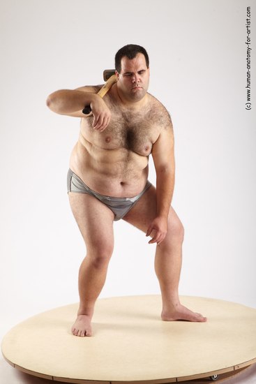 Underwear Man White Standing poses - ALL Overweight Short Black Standing poses - simple Academic