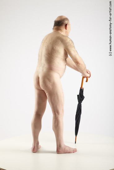 and more Nude Man White Standing poses - ALL Chubby Bald Grey Standing poses - simple Realistic