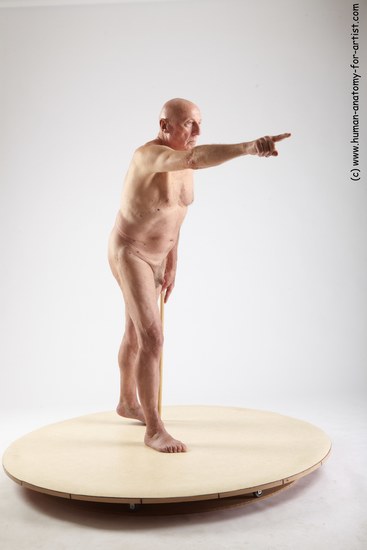 and more Nude Man White Standing poses - ALL Slim Bald Grey Standing poses - simple Realistic