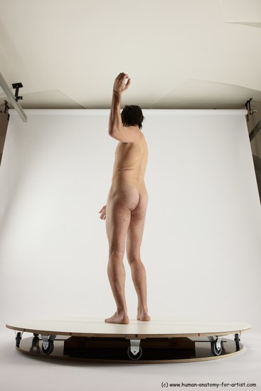 Nude Man White Standing poses - ALL Slim Short Brown Standing poses - simple Multi angles poses Realistic