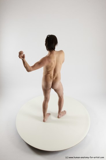 Nude Man White Standing poses - ALL Slim Short Brown Standing poses - simple Multi angles poses Realistic