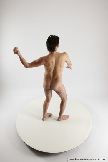 Nude Man White Standing poses - ALL Slim Short Brown Standing poses - simple Multi angles poses Realistic