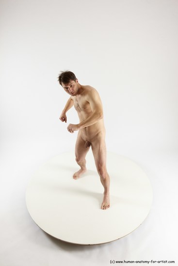 Nude Man White Standing poses - ALL Slim Short Brown Standing poses - simple Multi angles poses Realistic