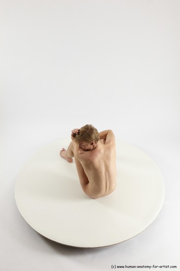 Nude Man White Sitting poses - simple Underweight Medium Brown Sitting poses - ALL Multi angles poses Realistic