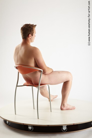 Nude Man White Standing poses - ALL Average Short Brown Standing poses - simple Realistic