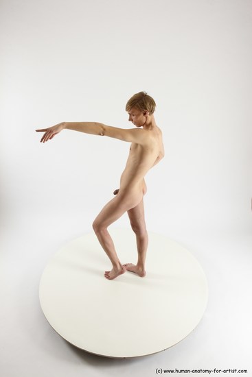 Nude Man White Standing poses - ALL Underweight Medium Brown Standing poses - simple Multi angles poses Realistic