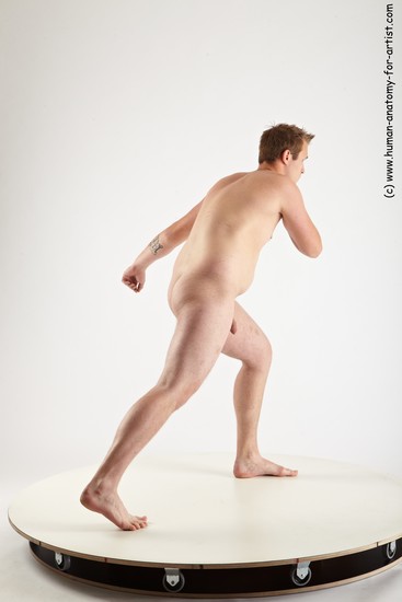 Nude Man White Standing poses - ALL Average Short Brown Standing poses - simple Realistic