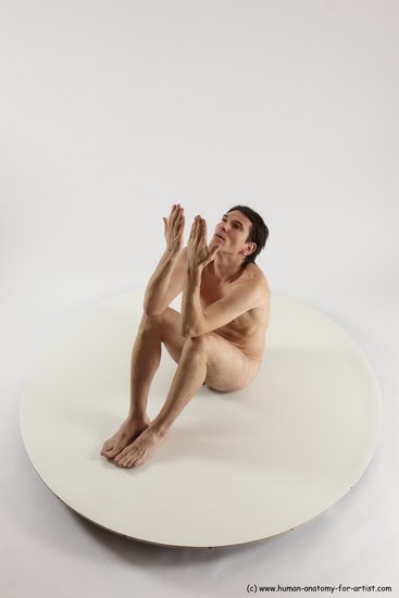 Nude Man White Standing poses - ALL Slim Short Brown Standing poses - simple Multi angles poses Realistic