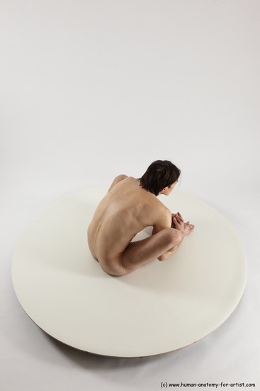 Nude Man White Standing poses - ALL Slim Short Brown Standing poses - simple Multi angles poses Realistic