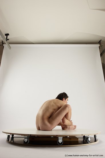 Nude Man White Standing poses - ALL Slim Short Brown Standing poses - simple Multi angles poses Realistic