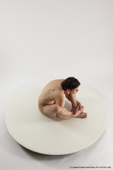 Nude Man White Standing poses - ALL Slim Short Brown Standing poses - simple Multi angles poses Realistic