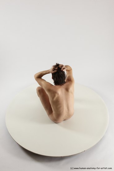 Nude Man White Standing poses - ALL Slim Short Brown Standing poses - simple Multi angles poses Realistic