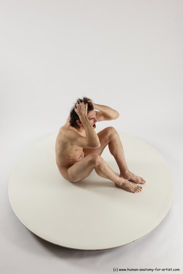 Nude Man White Standing poses - ALL Slim Short Brown Standing poses - simple Multi angles poses Realistic