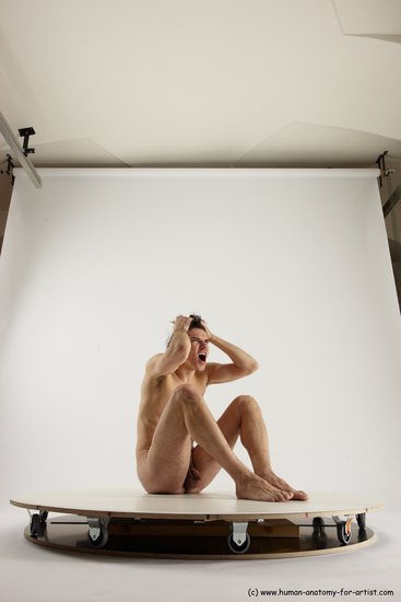 Nude Man White Standing poses - ALL Slim Short Brown Standing poses - simple Multi angles poses Realistic