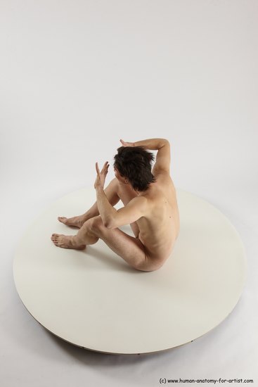 Nude Man White Standing poses - ALL Slim Short Brown Standing poses - simple Multi angles poses Realistic