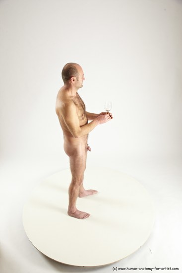 Nude Daily activities Man White Standing poses - ALL Slim Short Brown Standing poses - simple Multi angles poses Realistic