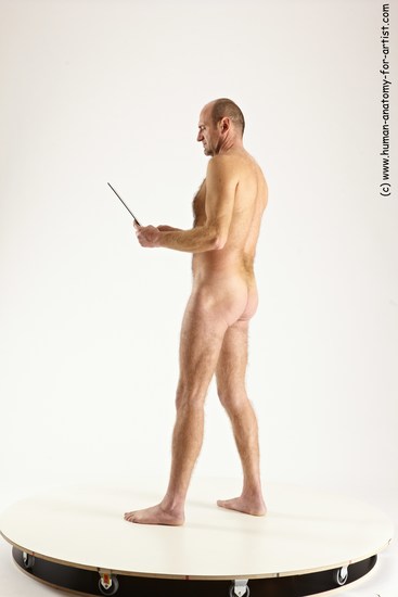 Nude Daily activities Man White Standing poses - ALL Slim Short Brown Standing poses - simple Multi angles poses Realistic