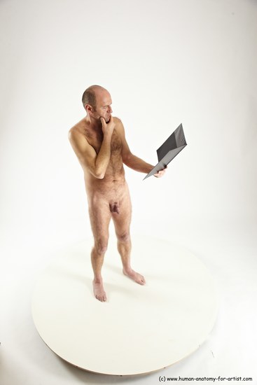 Nude Daily activities Man White Standing poses - ALL Slim Short Brown Standing poses - simple Multi angles poses Realistic