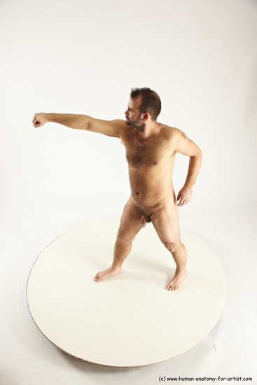 Nude Man White Standing poses - ALL Average Short Brown Standing poses - simple Multi angles poses Realistic