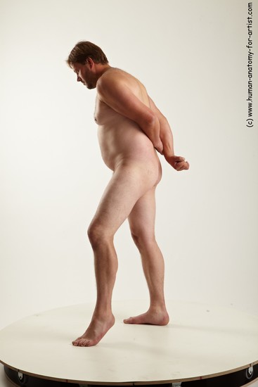 Nude Man White Standing poses - ALL Average Short Blond Standing poses - simple Realistic