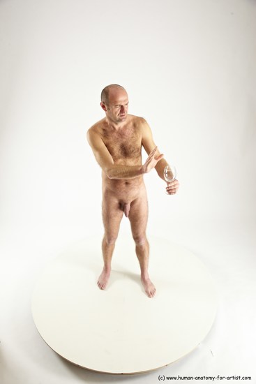 Nude Daily activities Man White Standing poses - ALL Slim Short Brown Standing poses - simple Multi angles poses Realistic