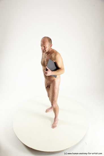 Nude Daily activities Man White Standing poses - ALL Slim Short Brown Standing poses - simple Multi angles poses Realistic