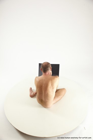 Nude Daily activities Man White Sitting poses - simple Slim Short Brown Sitting poses - ALL Multi angles poses Realistic