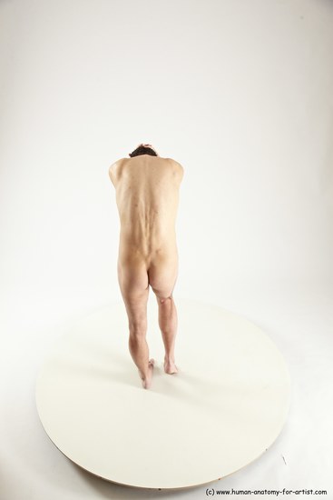 Nude Man White Standing poses - ALL Athletic Short Brown Standing poses - simple Multi angles poses Realistic