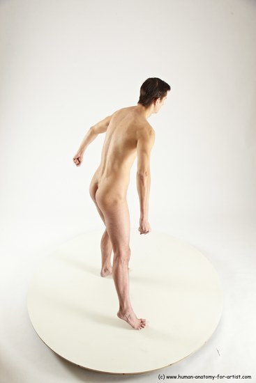 Nude Man White Standing poses - ALL Athletic Short Brown Standing poses - simple Multi angles poses Realistic