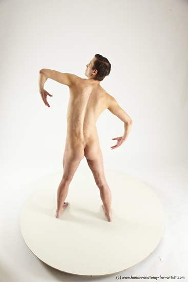 Nude Man White Standing poses - ALL Athletic Short Brown Standing poses - simple Multi angles poses Realistic