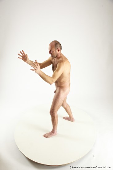 Nude Man White Standing poses - ALL Slim Short Brown Standing poses - simple Multi angles poses Realistic