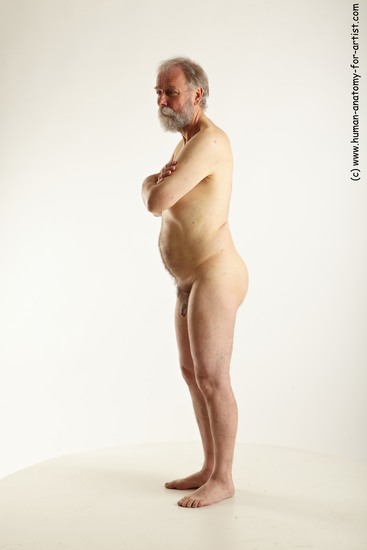 Nude Man White Standing poses - ALL Average Short Grey Standing poses - simple Realistic