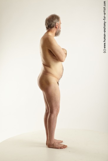 Nude Man White Standing poses - ALL Average Short Grey Standing poses - simple Realistic