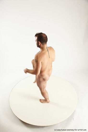 Nude Man White Standing poses - ALL Average Short Brown Standing poses - simple Multi angles poses Realistic