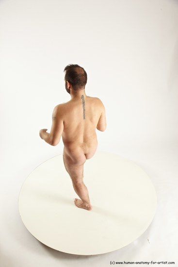 Nude Man White Standing poses - ALL Average Short Brown Standing poses - simple Multi angles poses Realistic