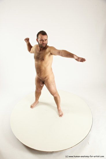 Nude Man White Standing poses - ALL Average Short Brown Standing poses - simple Multi angles poses Realistic