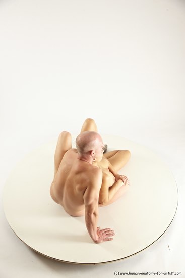 Nude Woman - Man White Sitting poses - simple Slim Bald Sitting poses - ALL Multi angles poses Realistic