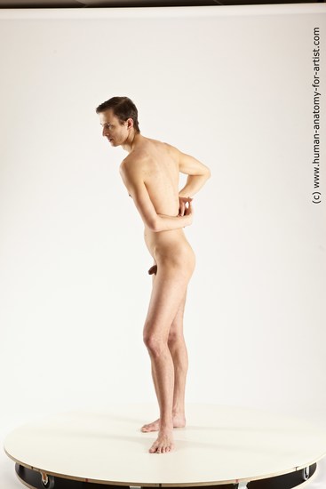 Nude Man White Sitting poses - simple Athletic Short Brown Sitting poses - ALL Multi angles poses Realistic